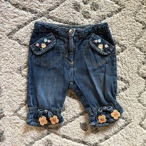 Y2K floral Gymboree capris